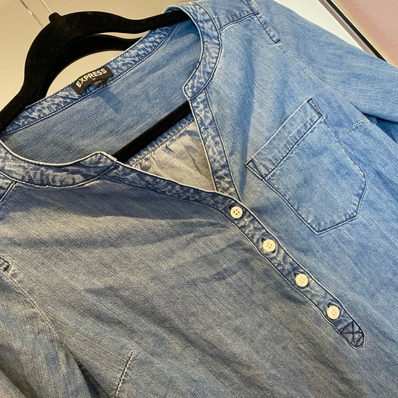 Express Jean Dress- Small - Picture 3 of 3